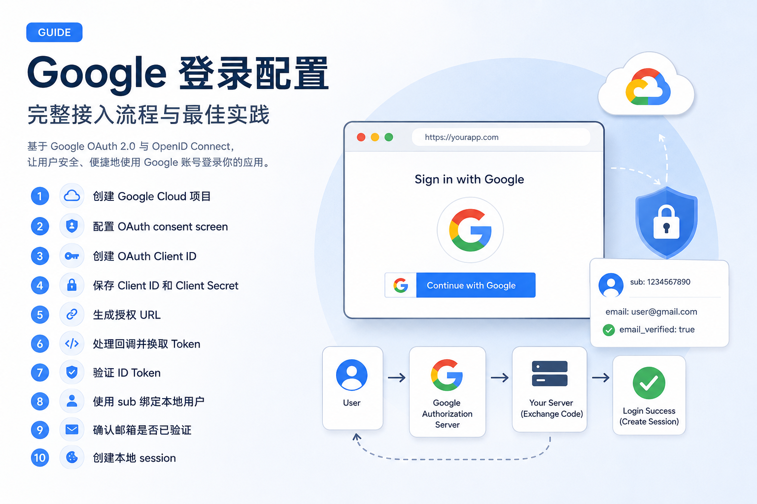 Google 登录配置